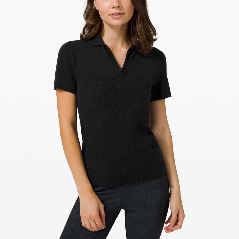 Lululemon City Calm Short Sleeve Sweater